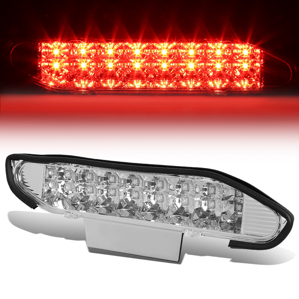 Nuvision Lighting, 00-04 Nissan Xterra LED 3rd Brake Light - Clear Lens