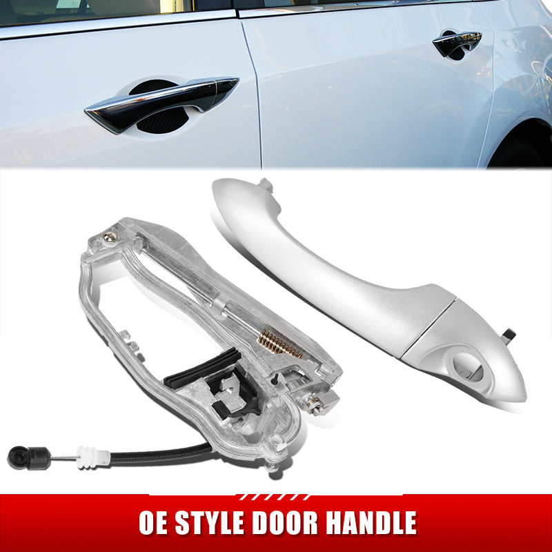 CAAP, 00-06 BMW X5 E53 Front Driver Side Exterior Door Handle (Painted) - with Keyhole & Carrier