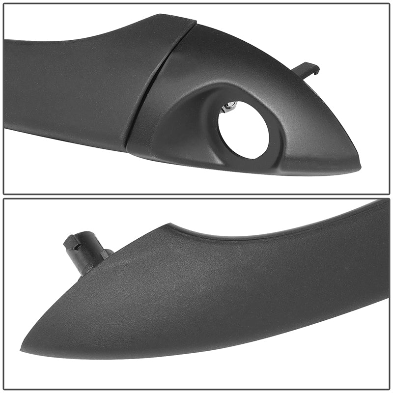 CAAP, 00-06 BMW X5 E53 Front Driver Side Exterior Door Handle (Textured) - with Keyhole & Carrier