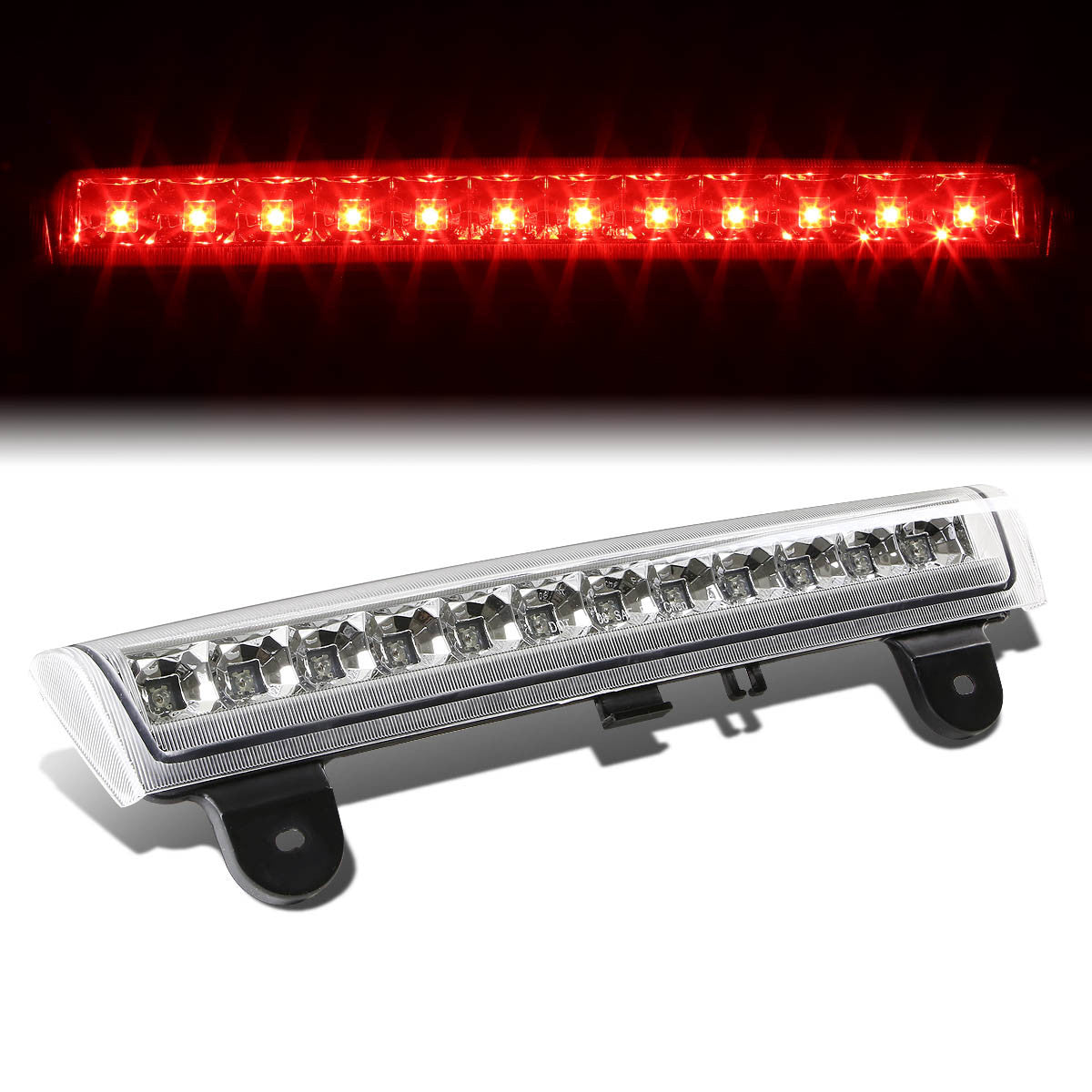 Nuvision Lighting, 00-06 Chevy Suburban GMC Yukon XL 1500 2500 LED 3rd Brake Light - Clear Lens