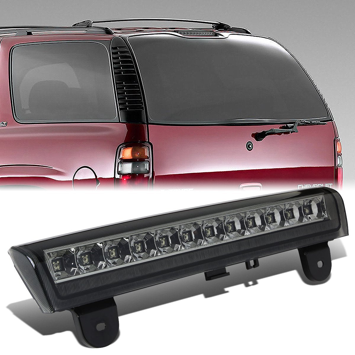 Nuvision Lighting, 00-06 Chevy Suburban GMC Yukon XL 1500 2500 LED 3rd Brake Light - Smoked Lens