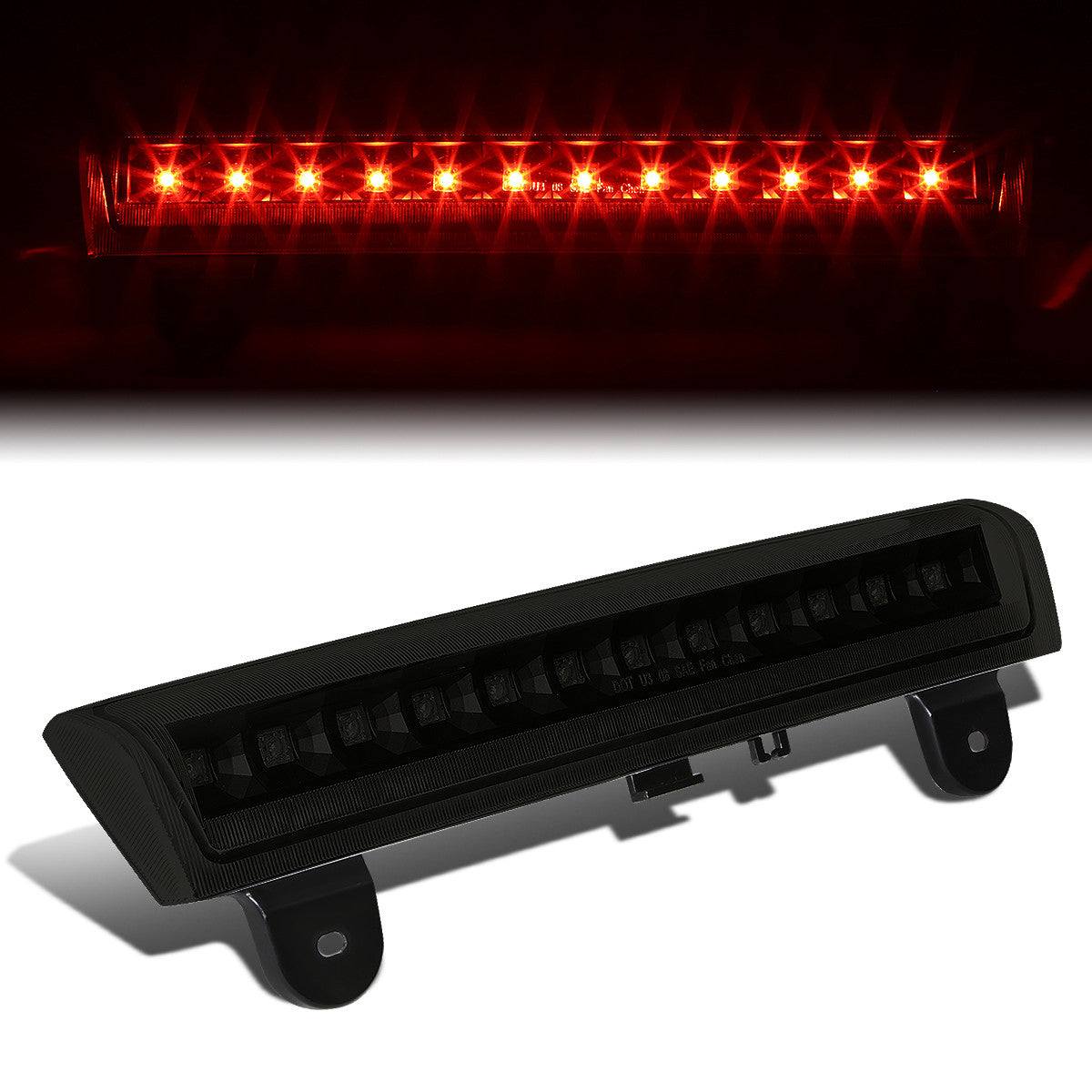 Nuvision Lighting, 00-06 Chevy Suburban GMC Yukon XL 1500 2500 LED 3rd Brake Light - Tinted Lens