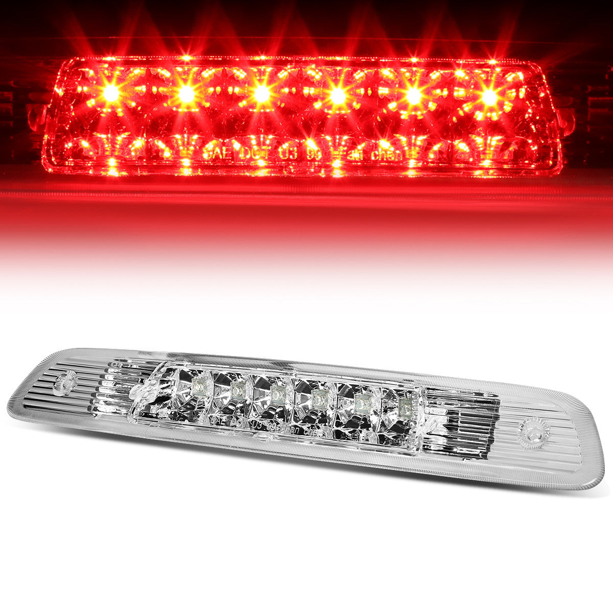 Nuvision Lighting, 01-03 Toyota Highlander LED 3rd Brake Light - Clear Lens