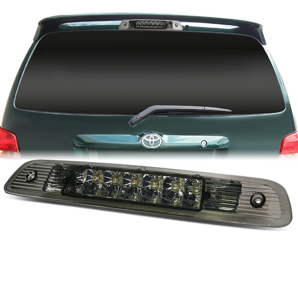 Nuvision Lighting, 01-03 Toyota Highlander LED 3rd Brake Light - Smoked Lens