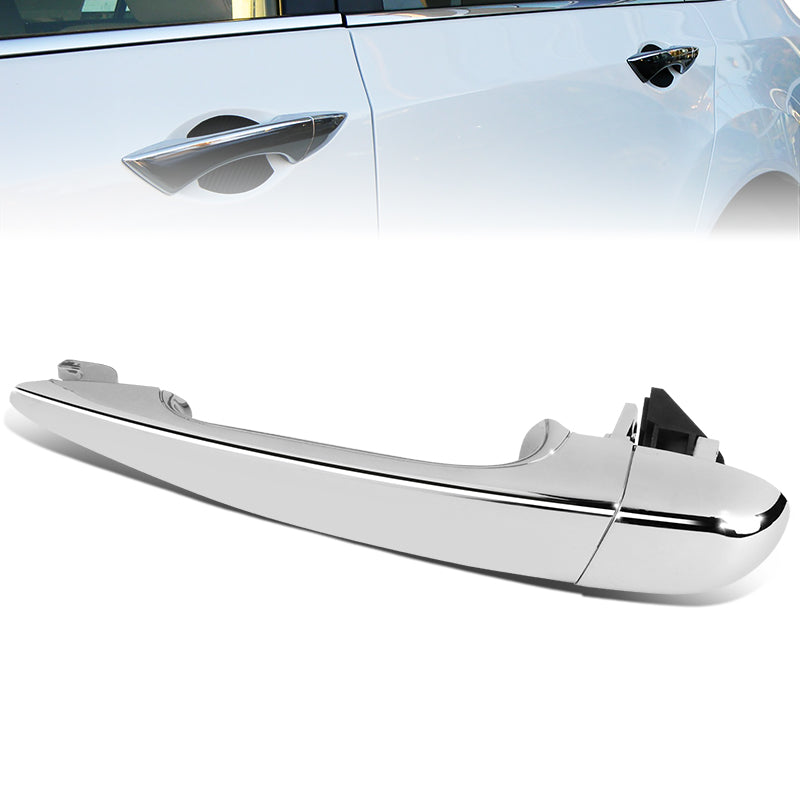 CAAP, 01-05 BMW 325i 330i E46 Rear Left/ Driver Side Door Pull Handle - Chrome