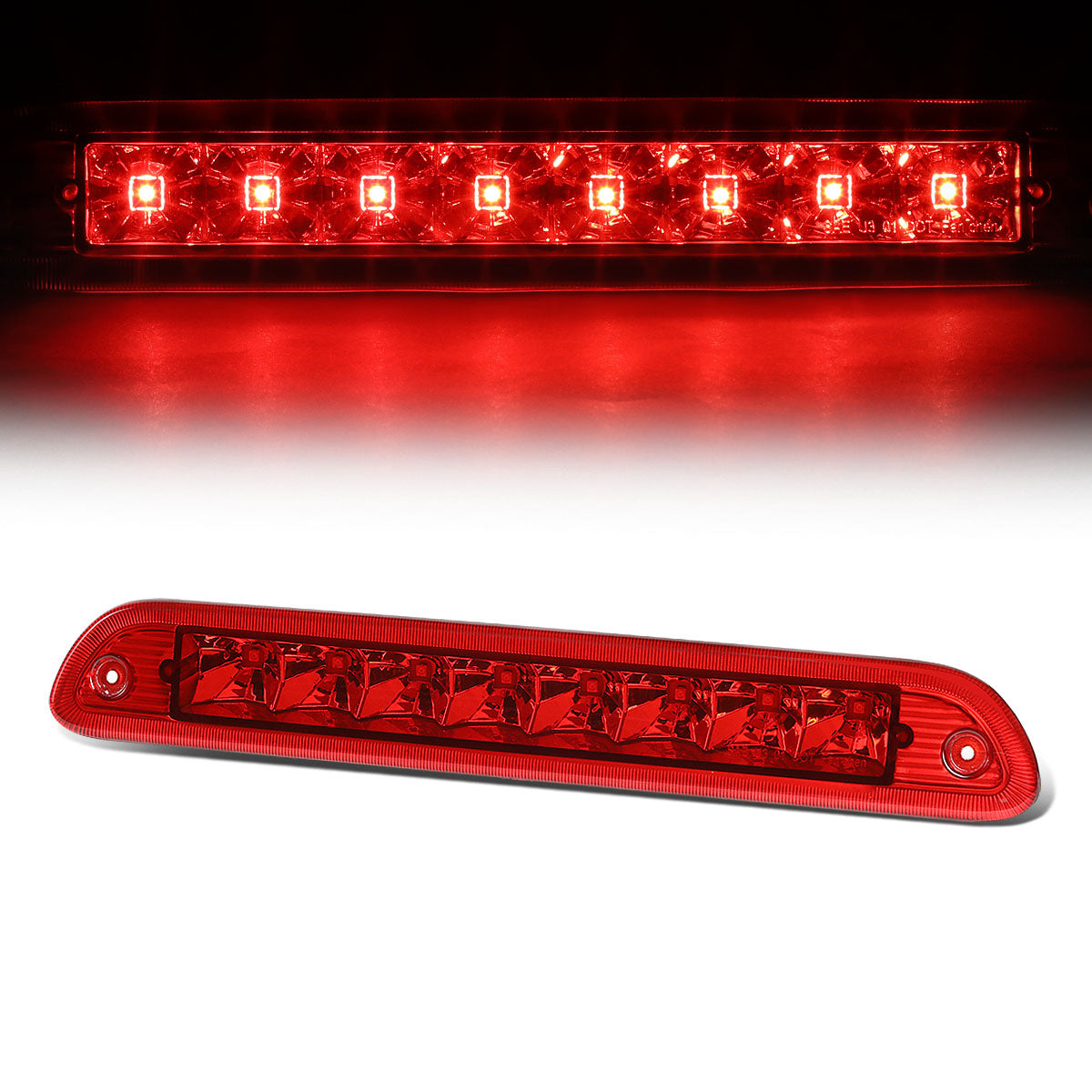 Nuvision Lighting, 01-07 Ford Escape Mercury Mariner LED 3rd Brake Light - Red Lens