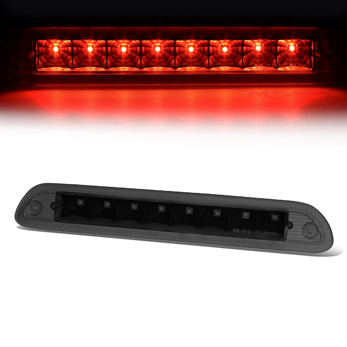 Nuvision Lighting, 01-07 Ford Escape Mercury Mariner LED 3rd Brake Light - Tinted Lens