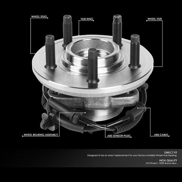 CAAP, 02-05 Ford Explorer Mercury Mountaineer RWD/ 4WD/ AWD Front Wheel Bearing Hub Assembly