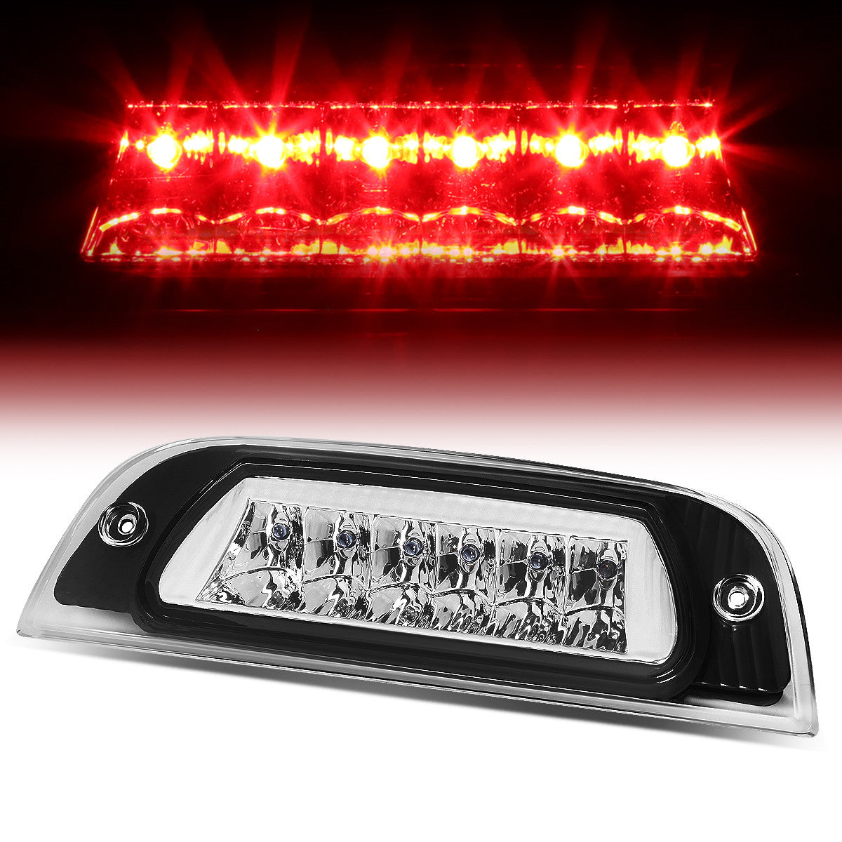 Nuvision Lighting, 02-07 Jeep Liberty LED 3rd Brake Light - Clear Lens