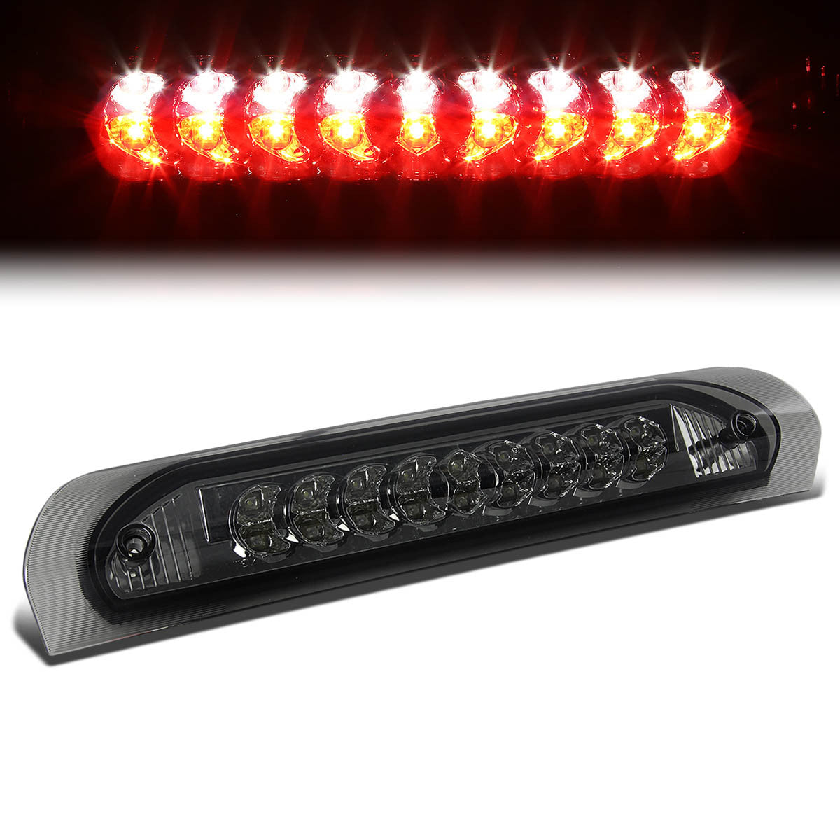 Nuvision Lighting, 02-09 Dodge Ram 1500 2500 3500 LED 3rd Brake Light+Cargo Lamp - Smoked Lens