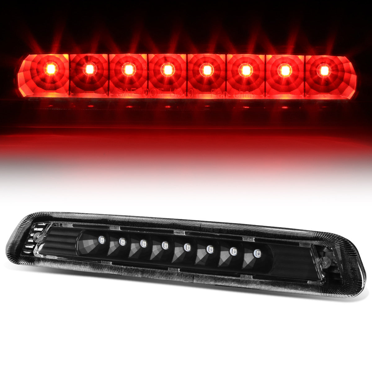 Nuvision Lighting, 03-09 Toyota 4Runner LED 3rd Brake Light - Black Housing