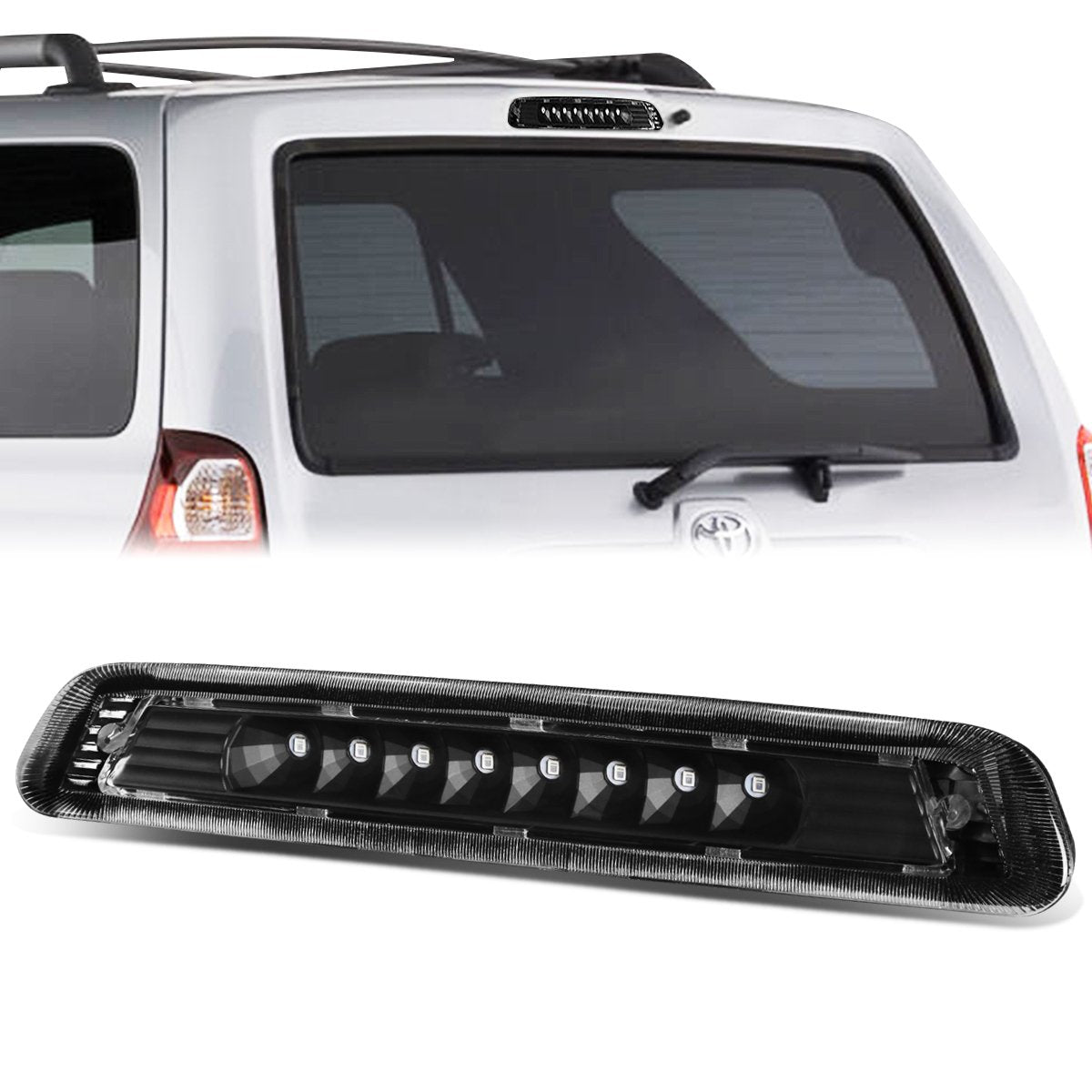 Nuvision Lighting, 03-09 Toyota 4Runner LED 3rd Brake Light - Black Housing