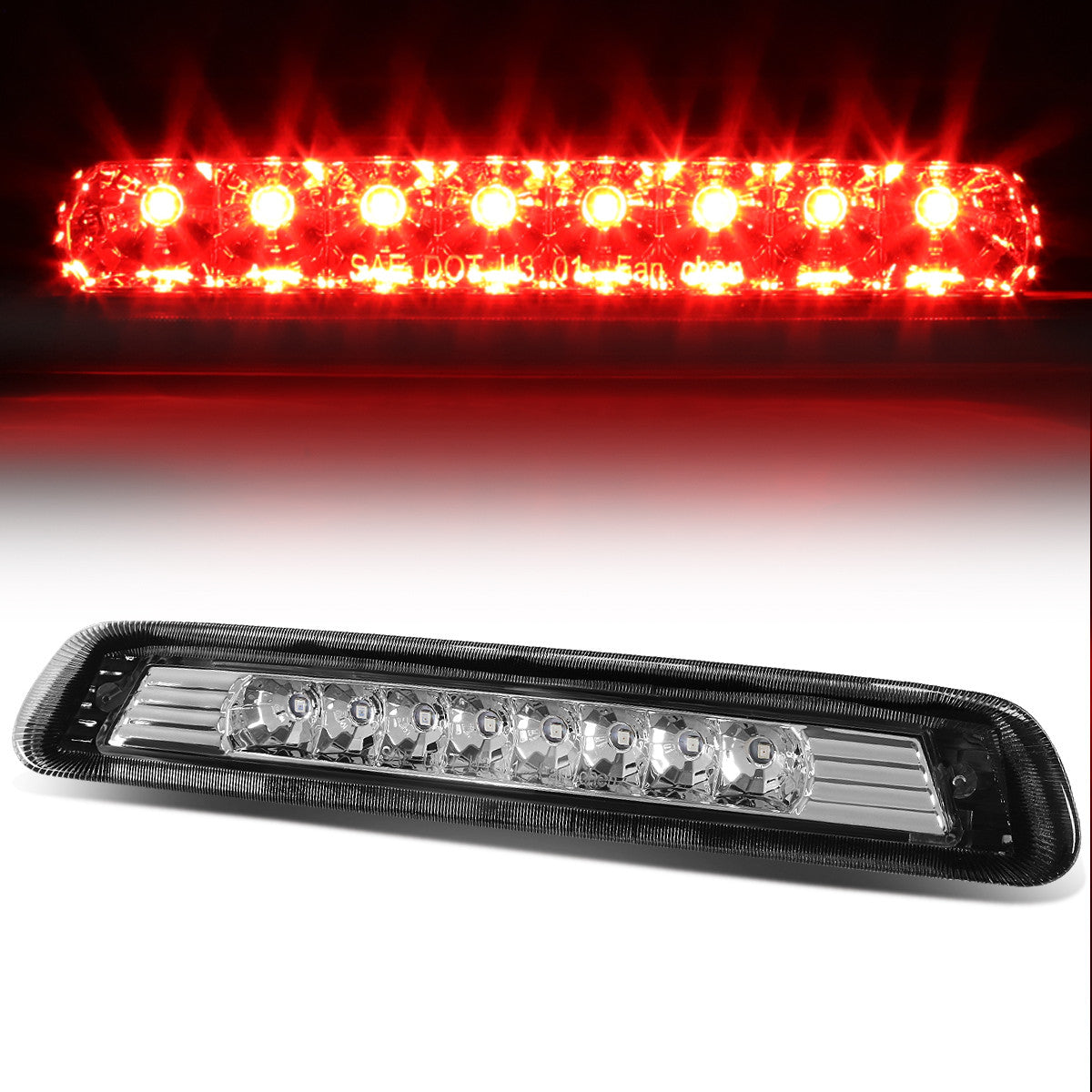 Nuvision Lighting, 03-09 Toyota 4Runner LED 3rd Brake Light - Clear Lens