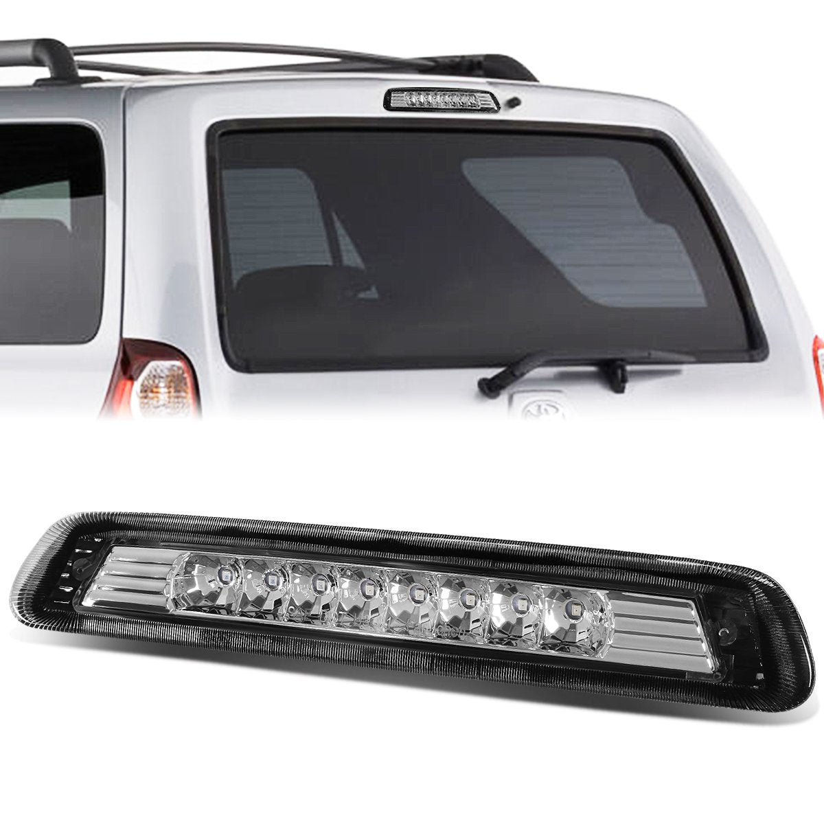 Nuvision Lighting, 03-09 Toyota 4Runner LED 3rd Brake Light - Clear Lens