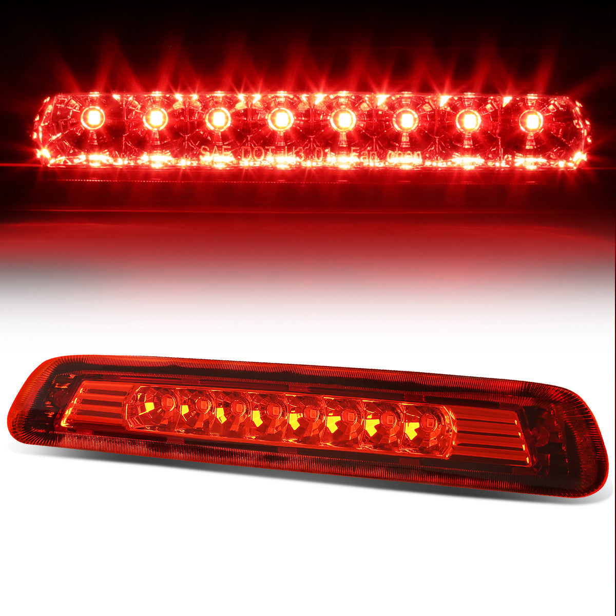 Nuvision Lighting, 03-09 Toyota 4Runner LED 3rd Brake Light - Red Lens