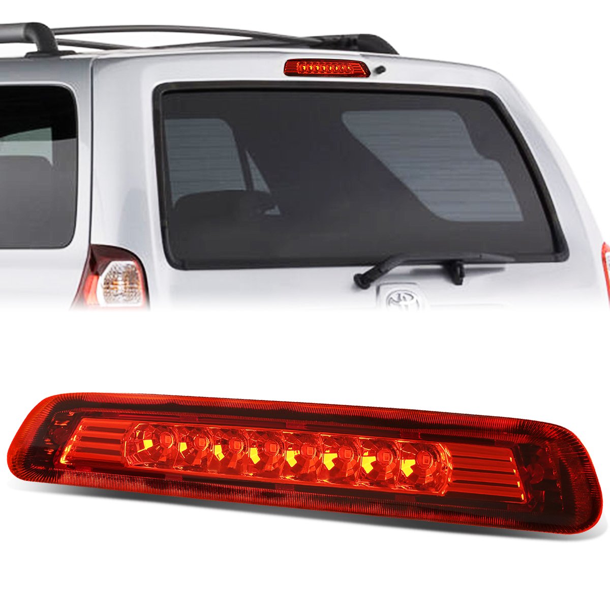 Nuvision Lighting, 03-09 Toyota 4Runner LED 3rd Brake Light - Red Lens