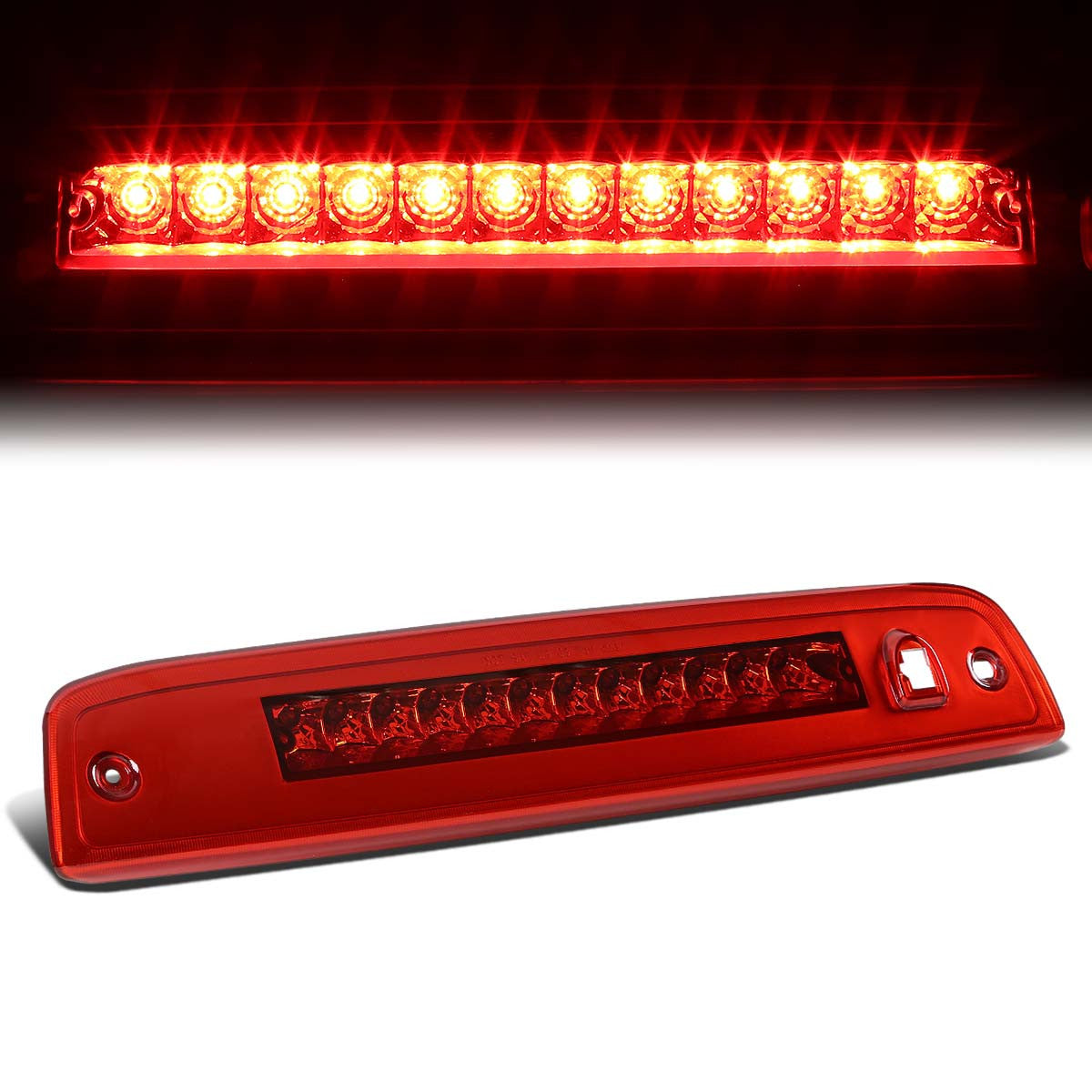 Nuvision Lighting, 03-16 Ford Expedition Lincoln Navigator LED 3rd Brake Light - Red Lens