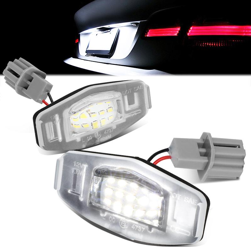 Nuvision Lighting, 03-17 Honda Accord 01-05 Honda Civic White LED License Plate Lights