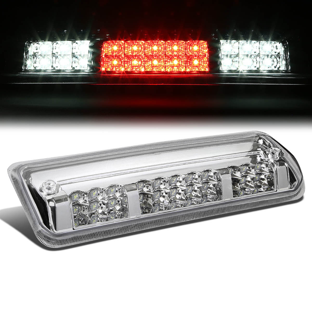 Nuvision Lighting, 04-08 Ford F150 Lincoln Mark LT LED 3rd Brake Light+Cargo Lamp - Clear Lens