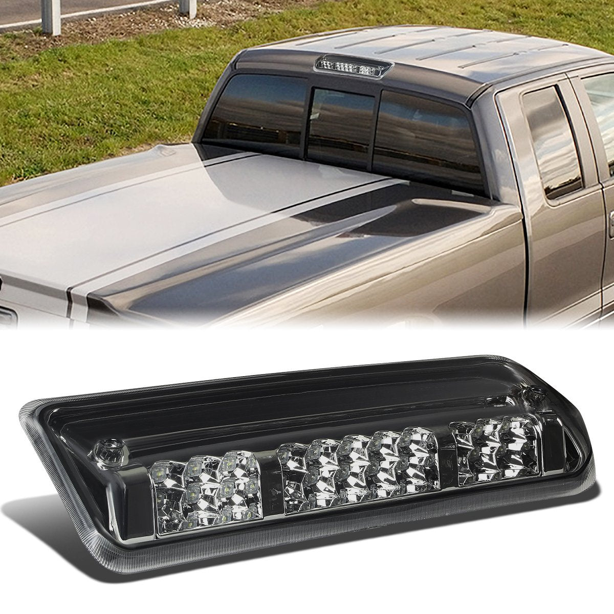 Nuvision Lighting, 04-08 Ford F150 Lincoln Mark LT LED 3rd Brake Light+Cargo Lamp - Smoked Lens