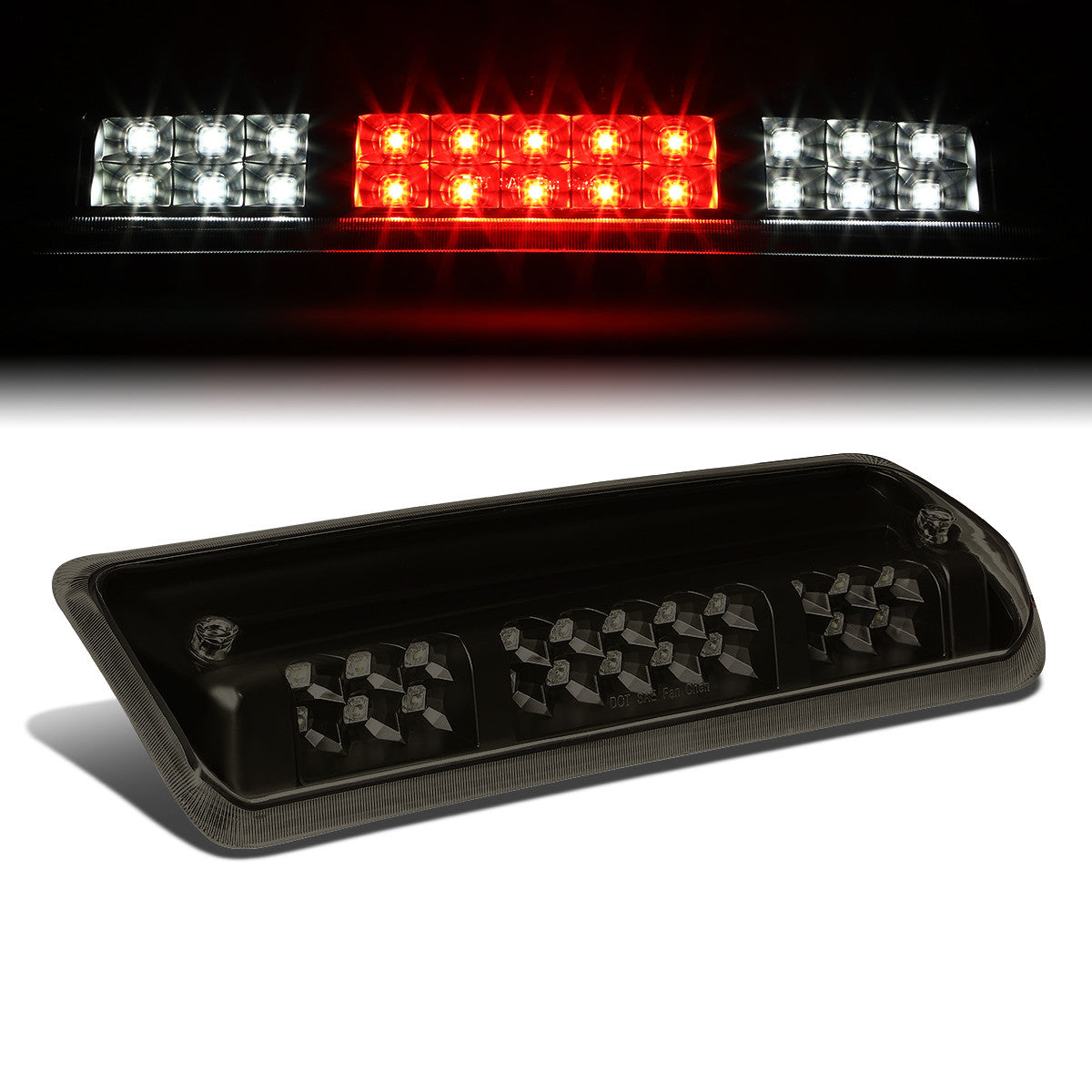 Nuvision Lighting, 04-08 Ford F150 Lincoln Mark LT LED 3rd Brake Light+Cargo Lamp - Tinted Lens