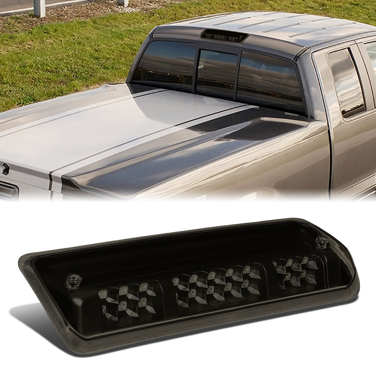 Nuvision Lighting, 04-08 Ford F150 Lincoln Mark LT LED 3rd Brake Light+Cargo Lamp - Tinted Lens