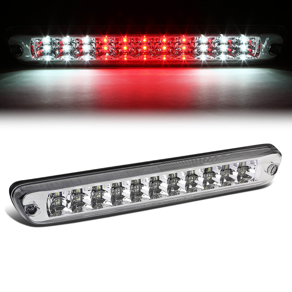 Nuvision Lighting, 04-12 Chevy Colorado GMC Canyon LED 3rd Brake Light+Cargo Lamp - Clear Lens