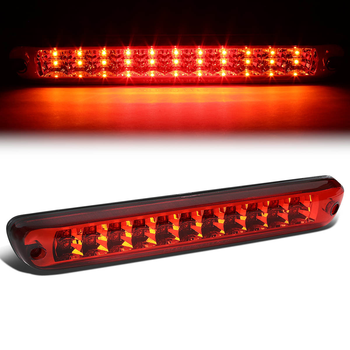 Nuvision Lighting, 04-12 Chevy Colorado GMC Canyon LED 3rd Brake Light+Cargo Lamp - Red Lens