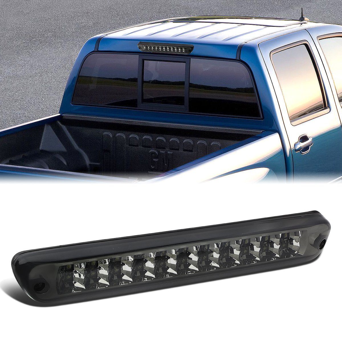 Nuvision Lighting, 04-12 Chevy Colorado GMC Canyon LED 3rd Brake Light+Cargo Lamp - Smoked Lens