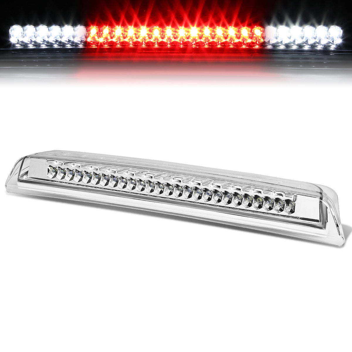 Nuvision Lighting, 04-15 Nissan Titan Frontier LED 3rd Brake Light+Cargo Lamp - Clear Lens