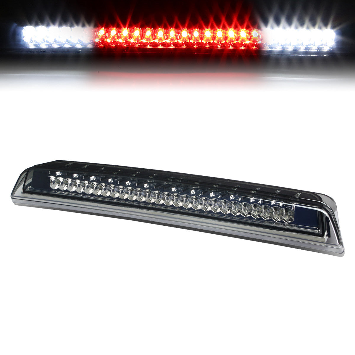 Nuvision Lighting, 04-15 Nissan Titan Frontier LED 3rd Brake Light+Cargo Lamp - Smoked Lens