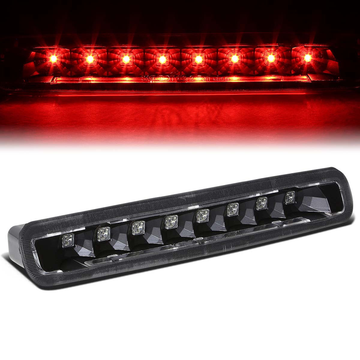 Nuvision Lighting, 05-09 Ford Mustang LED 3rd Brake Light - Black Housing