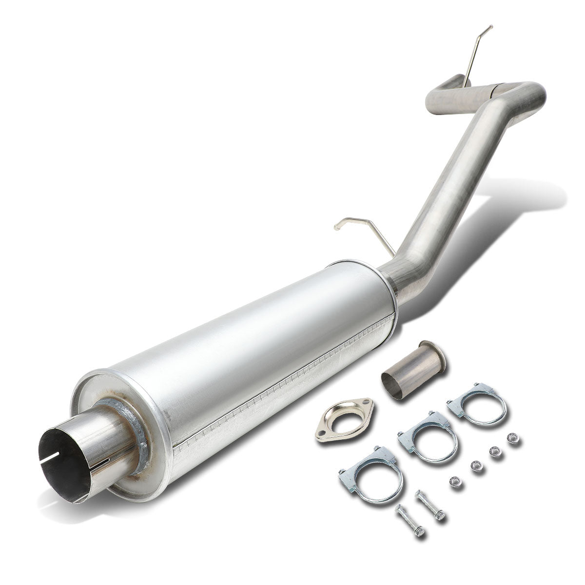 J2 Engineering, 05-10 Jeep Grand Cherokee 4.7L 5.7L Catback Exhaust w/Louvered Core Resonators