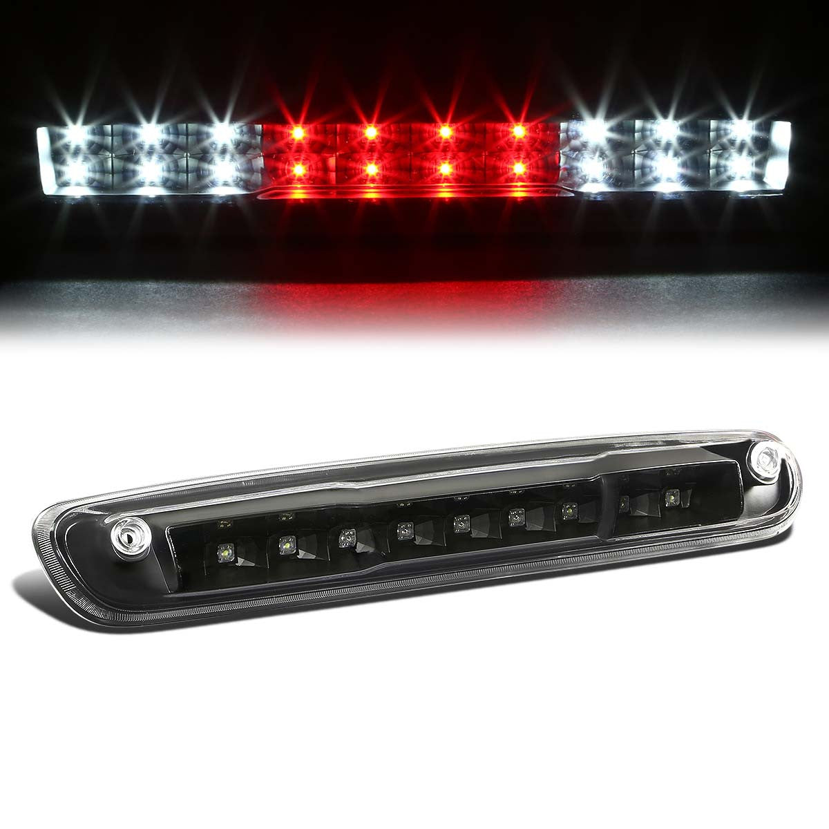 Nuvision Lighting, 07-14 Chevy Silverado GMC Sierra LED 3rd Brake Light+Cargo Lamp - Black