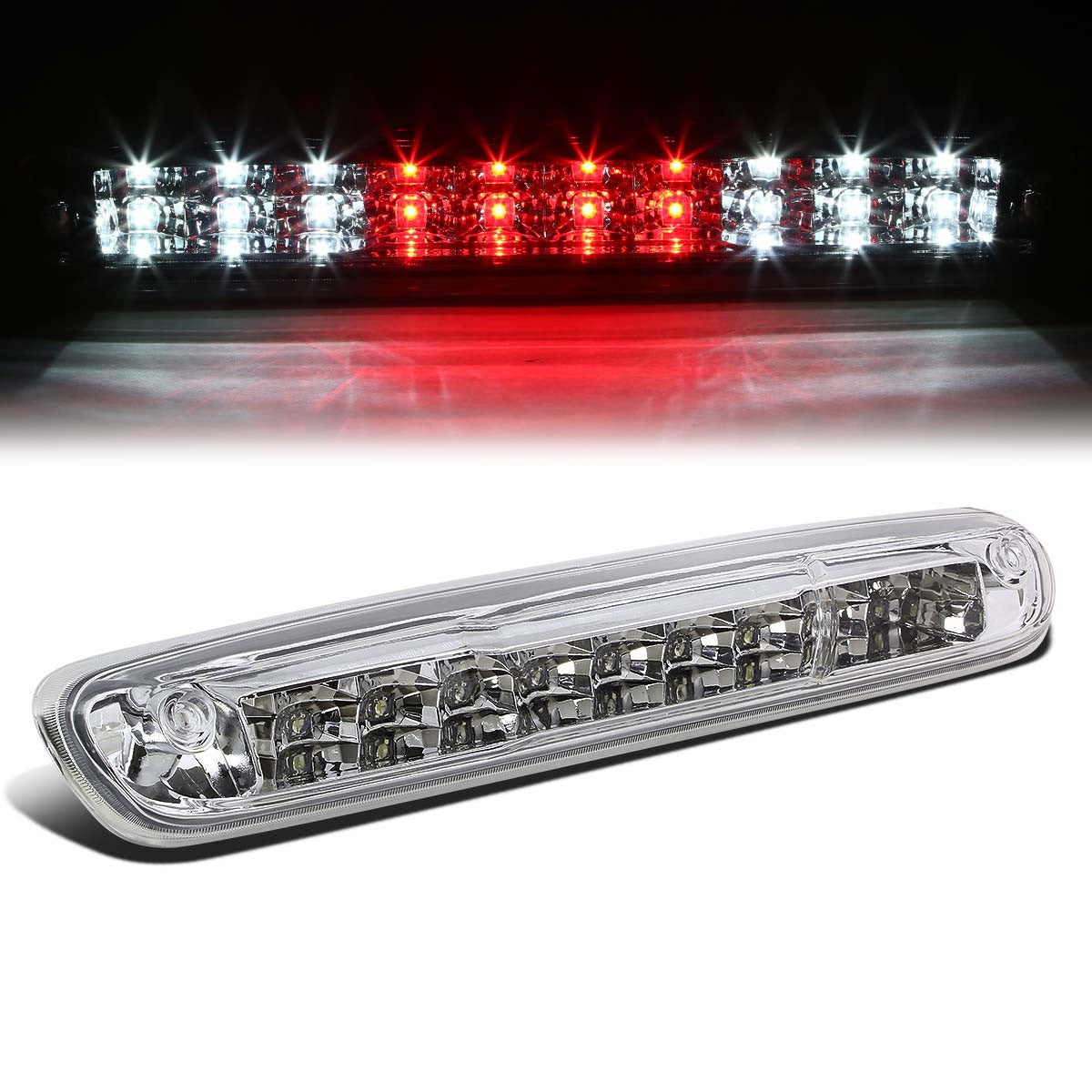 Nuvision Lighting, 07-14 Chevy Silverado GMC Sierra LED 3rd Brake Light+Cargo Lamp - Clear