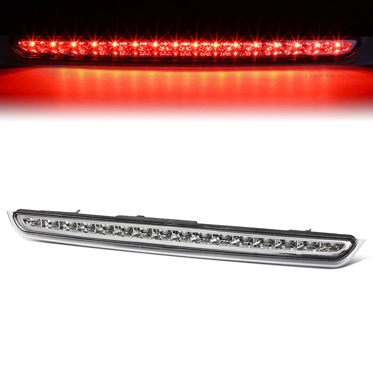 Nuvision Lighting, 07-14 Chevy Suburban GMC Yukon XL 1500 2500 LED 3rd Brake Light - Clear Lens