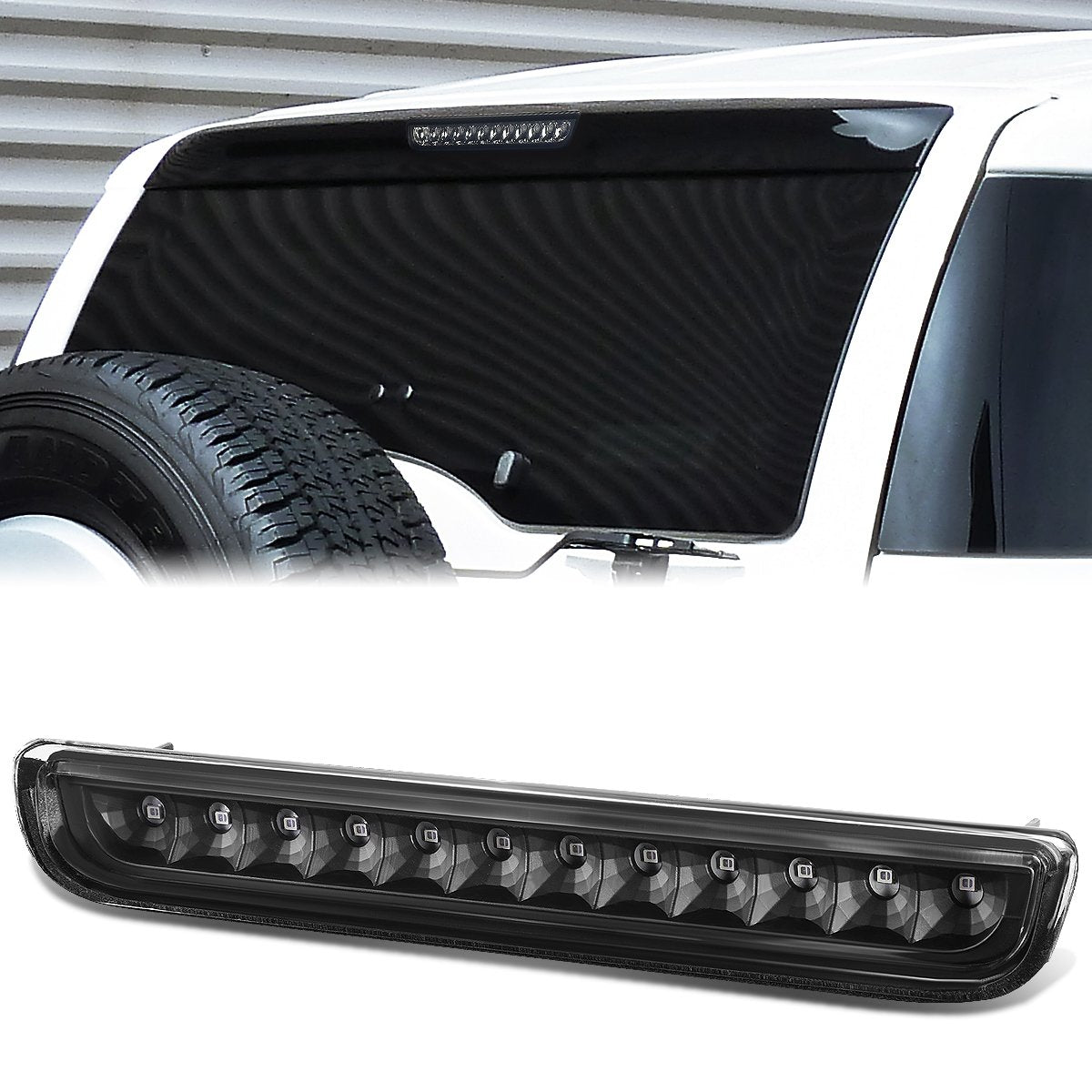 Nuvision Lighting, 07-14 Toyota FJ Cruiser LED 3rd Brake Light - Black Housing