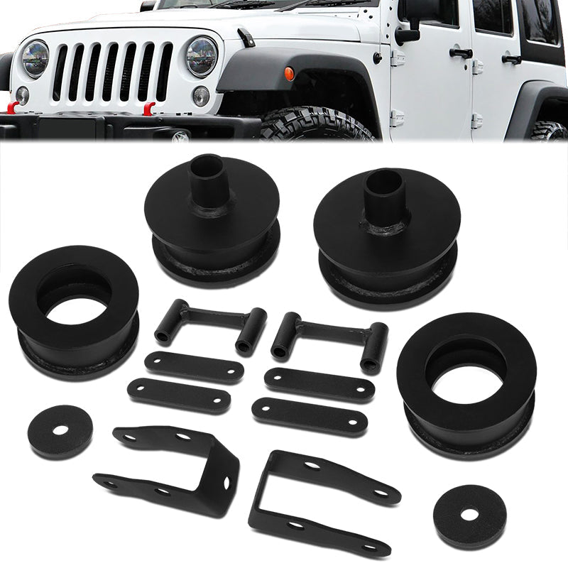 J2 Engineering, 07-18 Jeep Wrangler JK 2 in. Front/ Rear Lift Kit (2WD, 4WD)