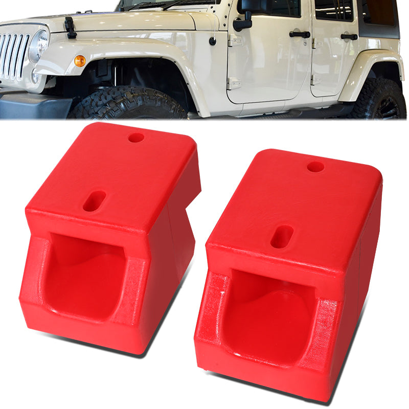 J2 Engineering, 07-18 Jeep Wrangler JK 2.5 in. -4 in. Rear Bump Stop Kit (2WD, 4WD)