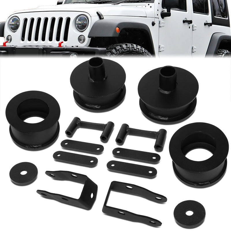 J2 Engineering, 07-18 Jeep Wrangler JK 2.5 in. Front/ 2 in. Rear Lift Kit (2WD, 4WD)