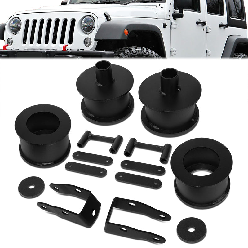 J2 Engineering, 07-18 Jeep Wrangler JK 3 in. Front/ Rear Lift Kit (2WD, 4WD)