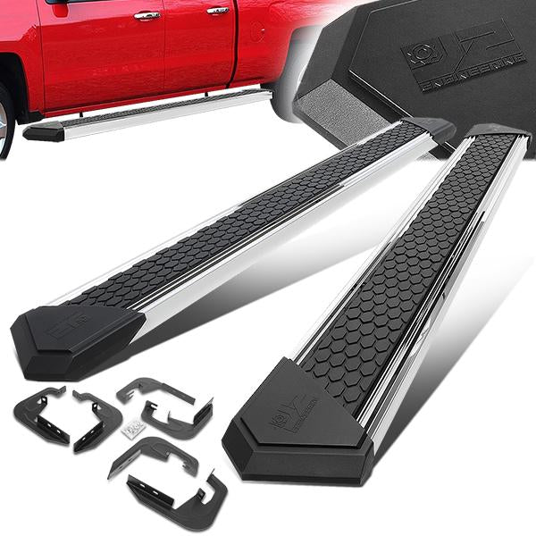 J2 Engineering, 07-19 Silverado/ Sierra Extended Cab 8 in. Flat Side Step Bar Running Boards