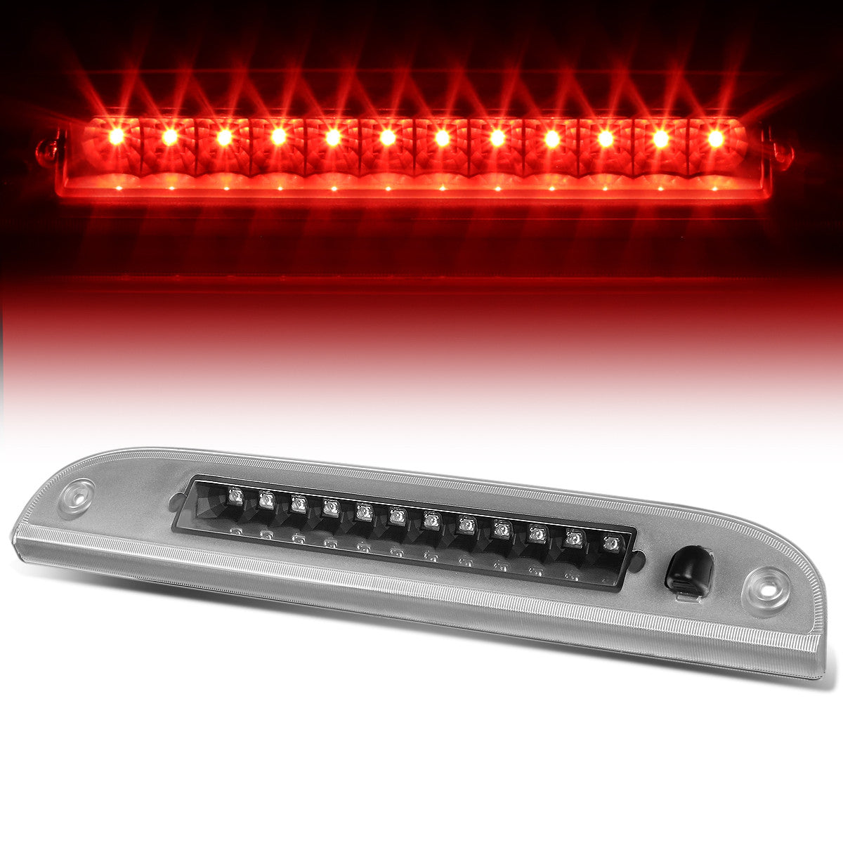 Nuvision Lighting, 08-12 Ford Escape Mercury Mariner LED 3rd Brake Light - Black Housing