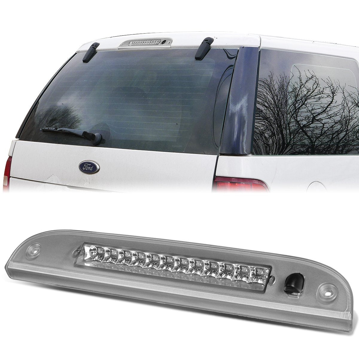 Nuvision Lighting, 08-12 Ford Escape Mercury Mariner LED 3rd Brake Light - Clear Lens