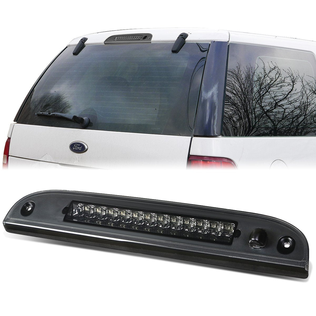 Nuvision Lighting, 08-12 Ford Escape Mercury Mariner LED 3rd Brake Light - Smoked Lens