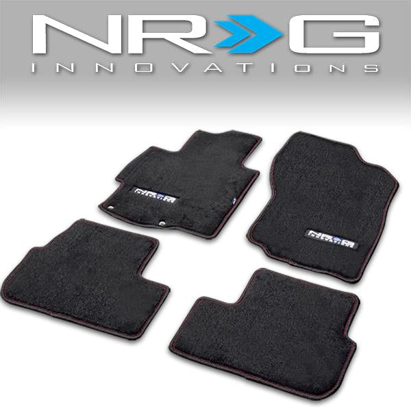 NRG Innovations, 08-12 Mitsubishi Lancer GTS CY2A Evo X CZ4A Floor Mats Carpets - FMR-510NRG