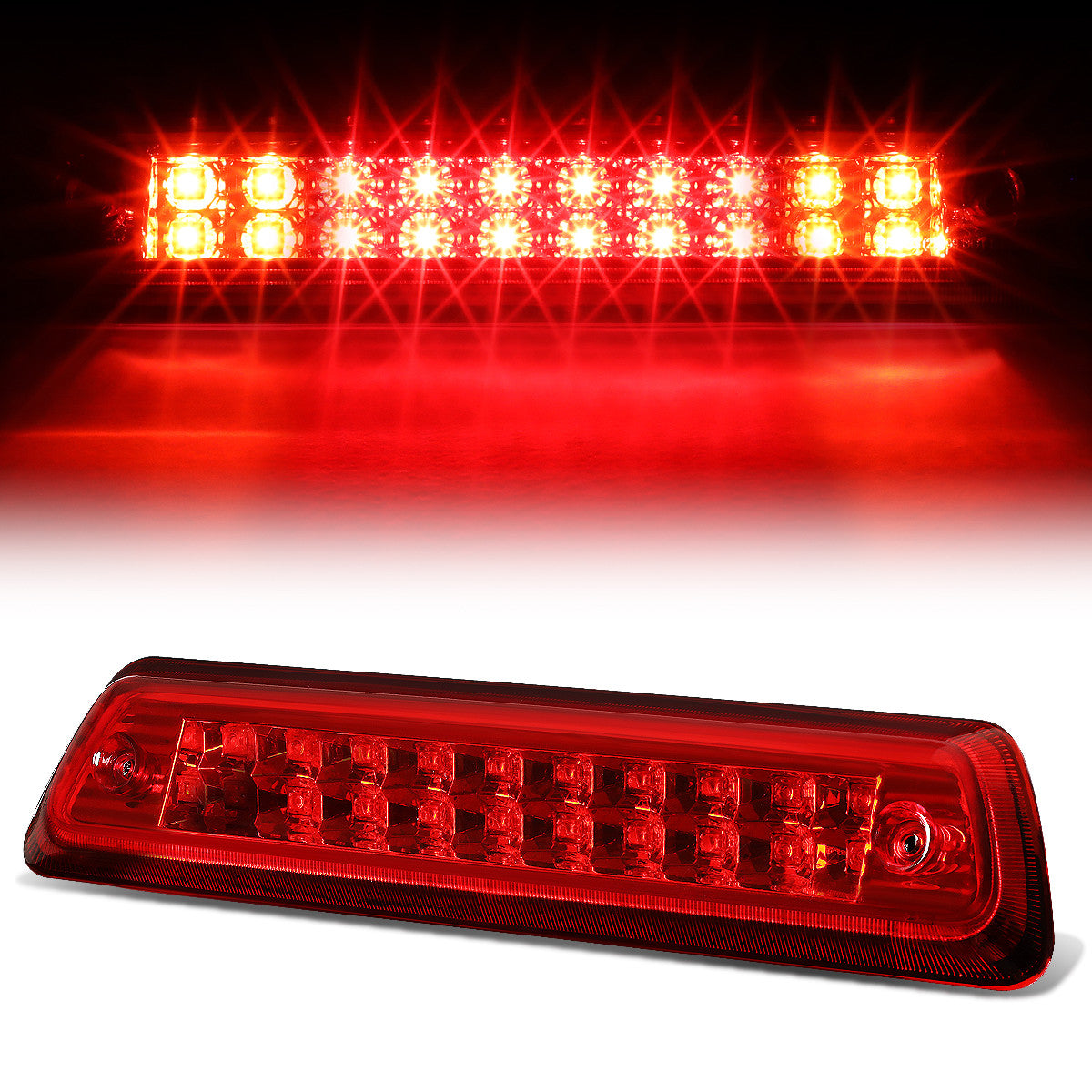 Nuvision Lighting, 09-14 Ford F150 Lincoln Mark LT LED 3rd Brake Light+Cargo Lamp - Red Lens