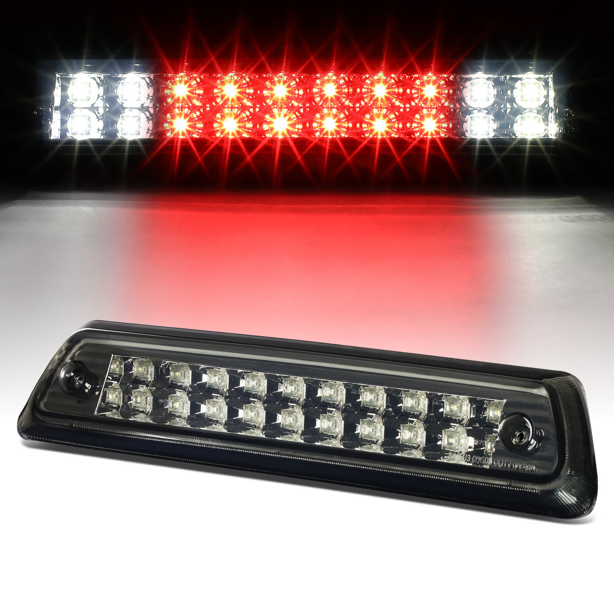 Nuvision Lighting, 09-14 Ford F150 Lincoln Mark LT LED 3rd Brake Light+Cargo Lamp - Smoked Lens