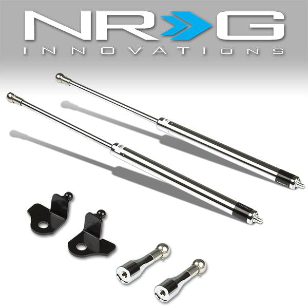 NRG Innovations, 09-14 Nissan Cube 1.8L I4 DOHC Stainless Steel Hood Damper - HD-880