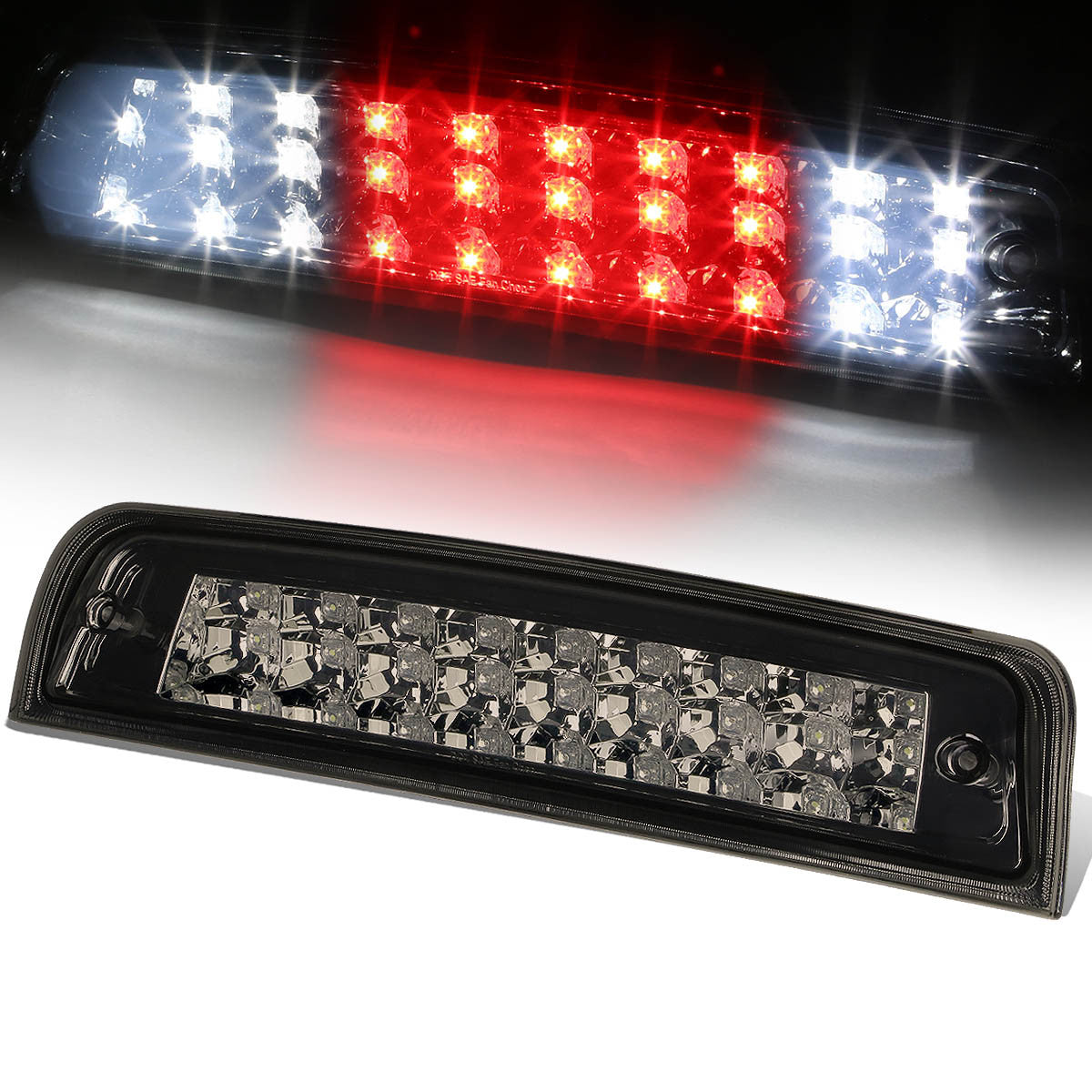 Nuvision Lighting, 09-17 Dodge Ram 1500 2500 3500 LED 3rd Brake Light+Cargo Lamp - Smoked Lens